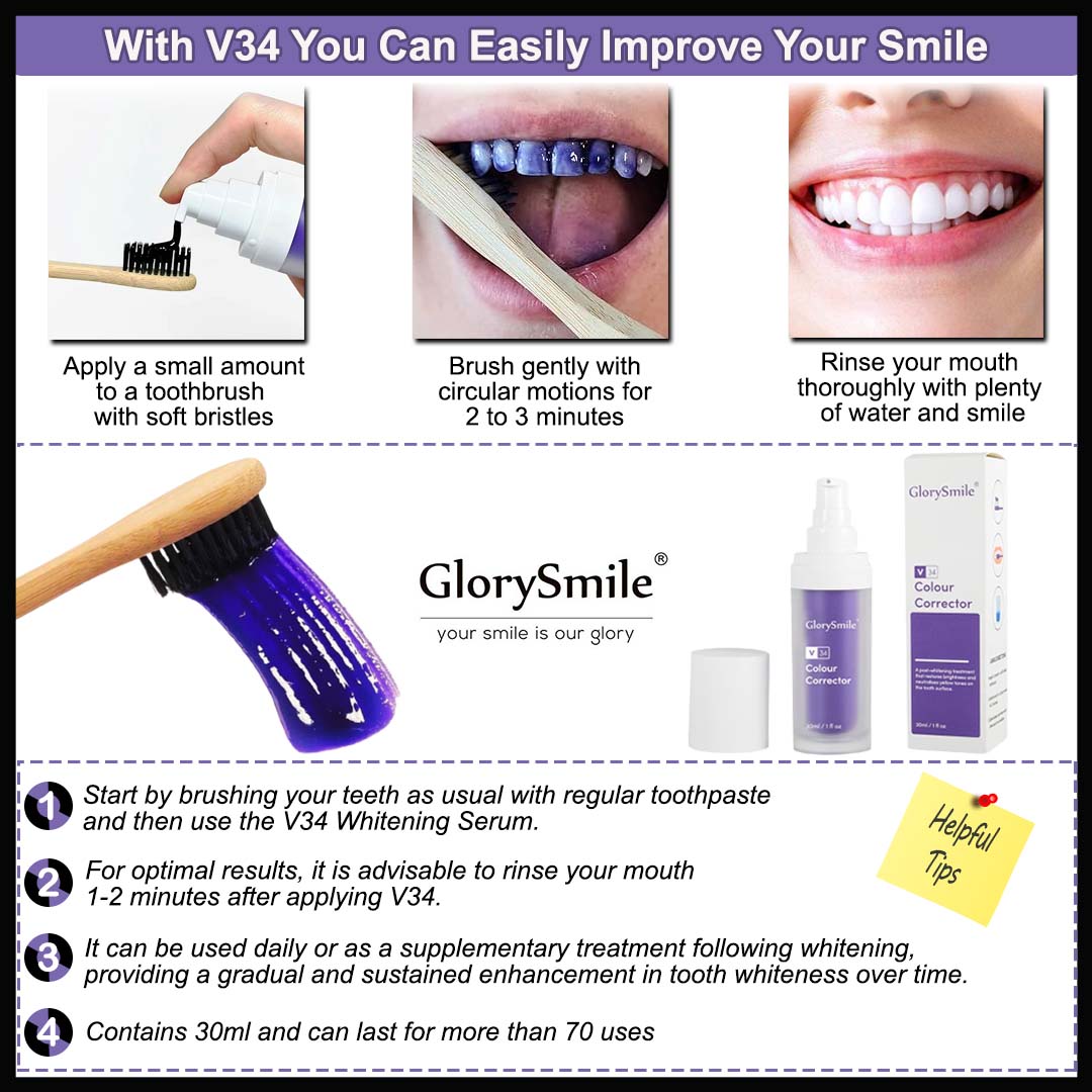 GlorySmile V34 Teeth whitening serum